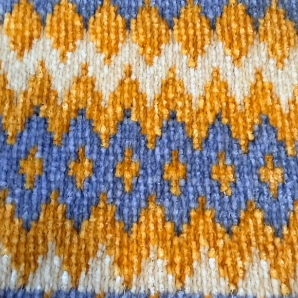 Cider Fair Isle Cropped V-Neck Sweater Cozy Retro Y2K Vibes Xl - Picture 4 of 5